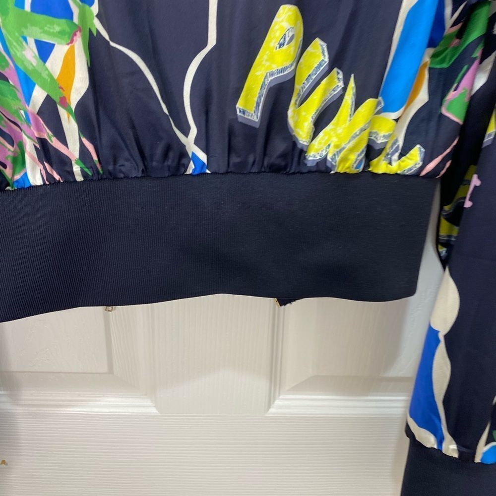 Her.. Bottari zip front long sleeve crop jacket, size small - Picture 13 of 13
